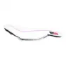 Endzone 4214 Flow Sykkelsete, White / pink, 138mm