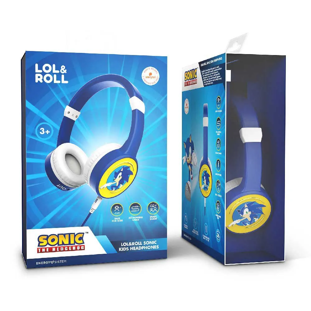 Energy Sistem Sonic Hodetelefoner, Blue / yellow, One Size Energy Sistem Sonic Hodetelefoner, Blue / yellow, One Size