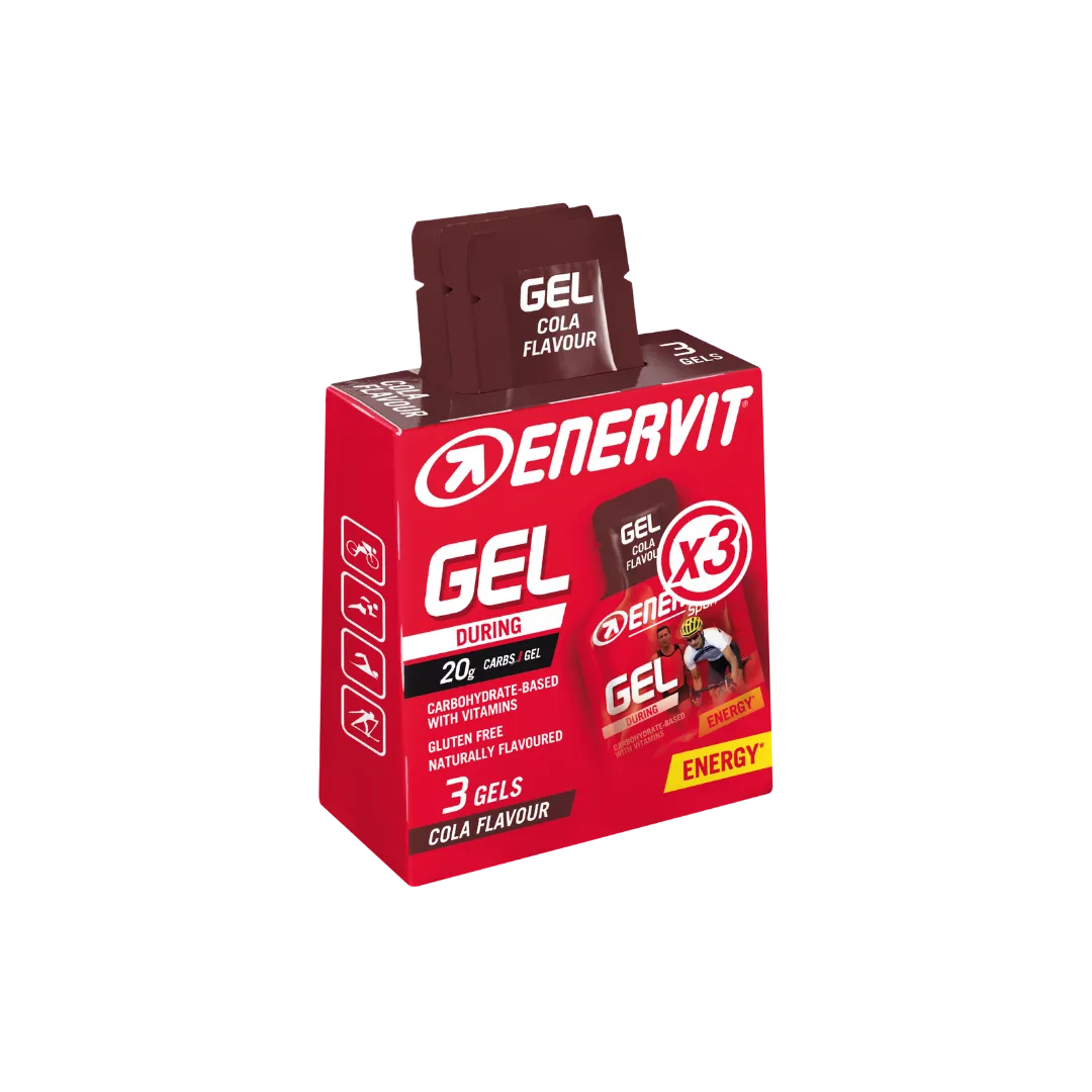 Enervit Gel 3-pakk Cola 3x25ml Energigel Enervit Gel 3-pakk Cola 3x25ml Energigel