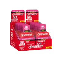 Enervit Gel m/ Koffein Bringebær Energigel 24 stk
