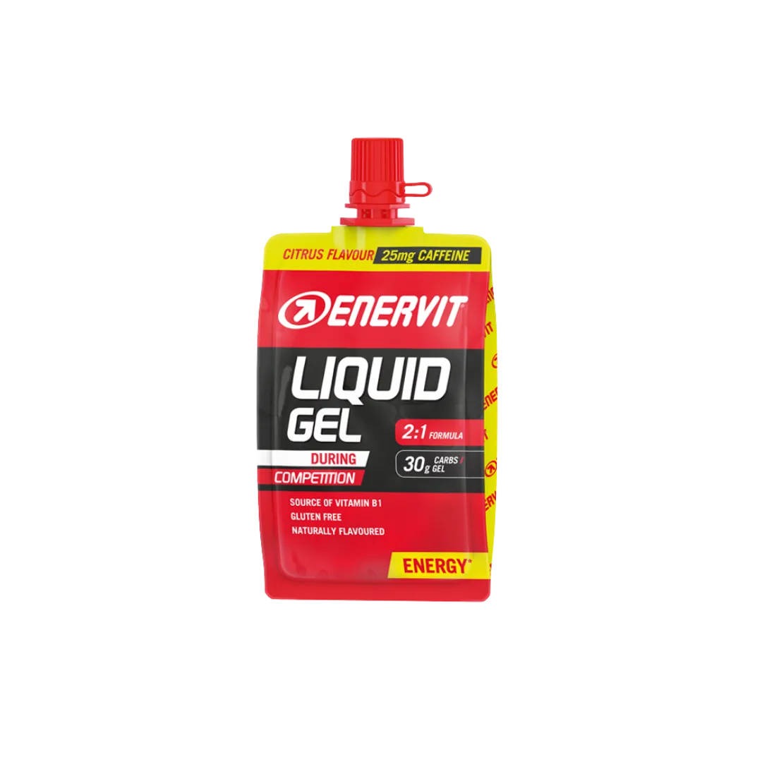 Enervit Liquid Competition m/Koffein Sitrus Energigel