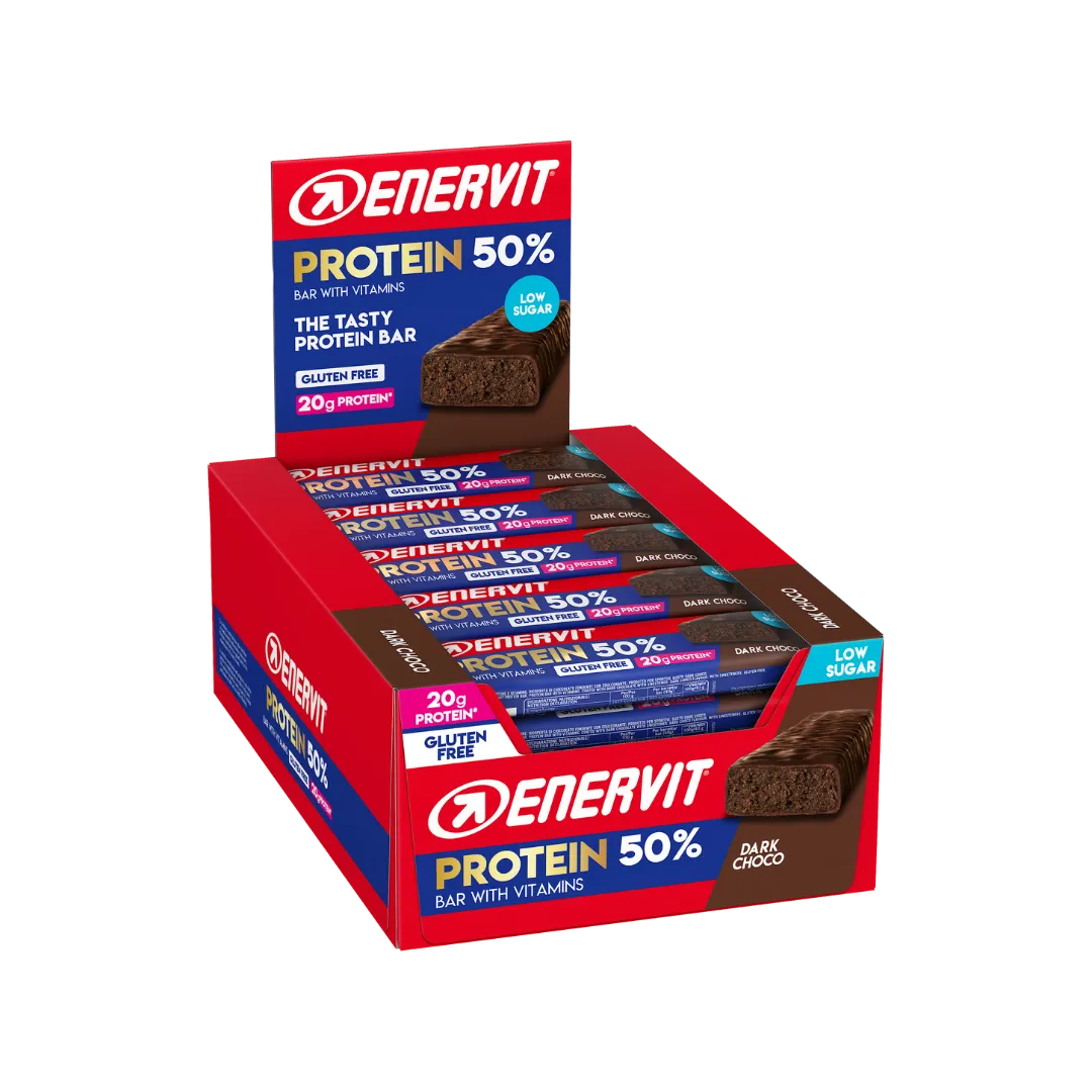 Enervit Protein 50% Dark Choco Proteinbar 30 stk