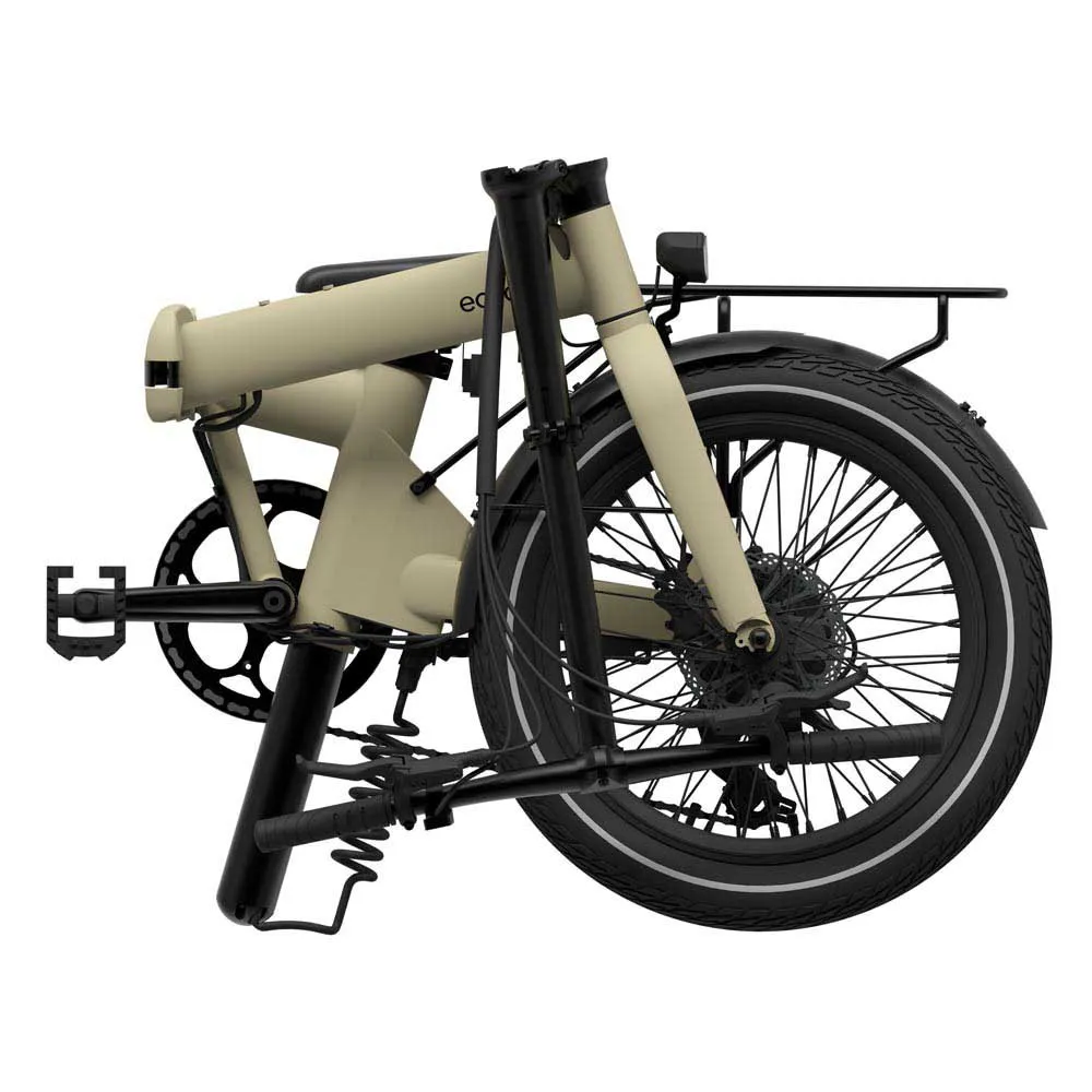 Eovolt Afternoon 20´´ 7s Sammenleggbar Elsykkel, Sand, One Size, 250Wh