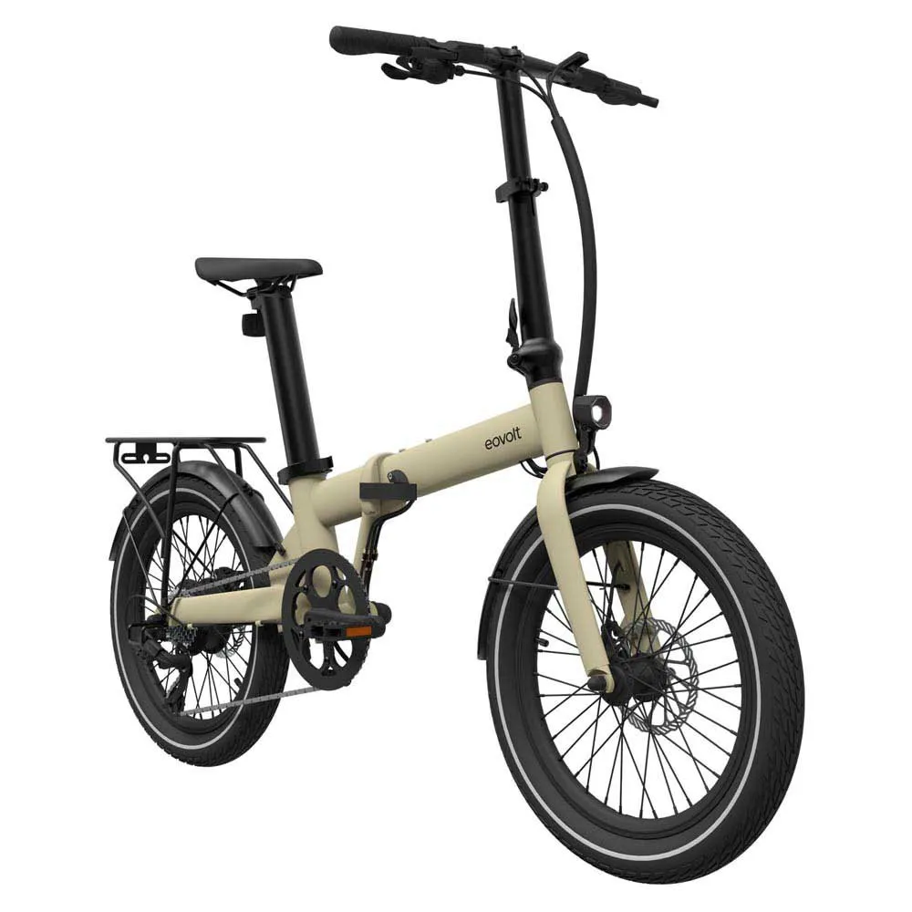 Eovolt Afternoon 20´´ 7s Sammenleggbar Elsykkel, Sand, One Size, 250Wh