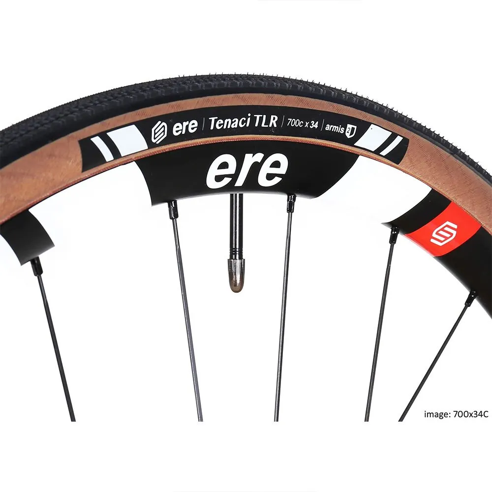 Ere Research Tenaci 120 Tpi Tubeless 700c X 44 Graveldekk, Sykkeldekk Ere Research Tenaci 120 Tpi Tubeless 700c X 44 Graveldekk, Sykkeldekk