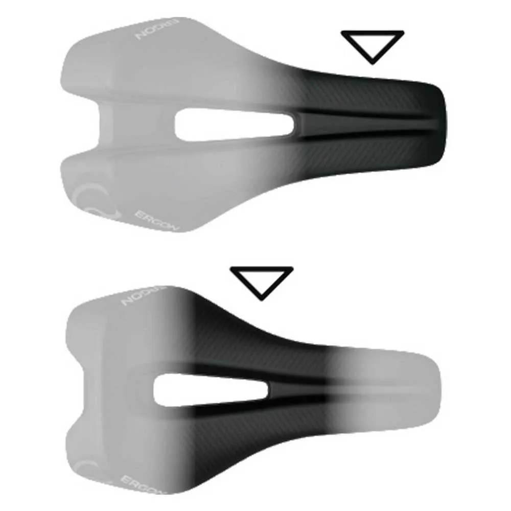Ergon SR Tri Men Front Sete, Black, 135mm