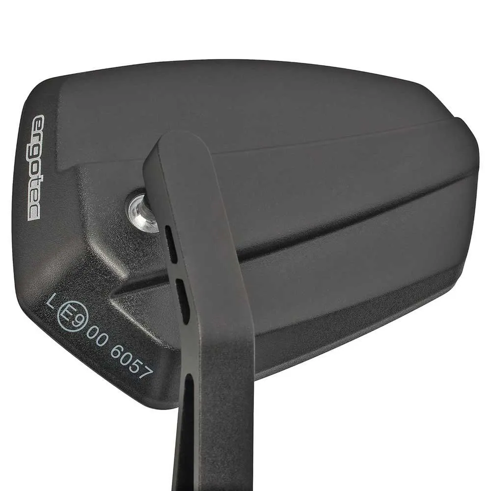 Ergotec M-77 22.2 Mm S-pedelec Bakspeil, Black, One Size