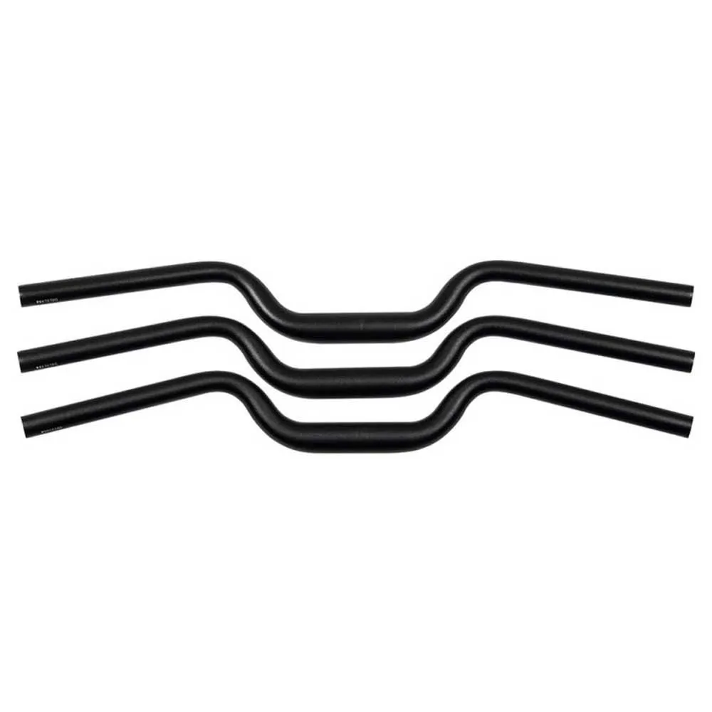 Ergotec M-bar 34 Mm 18º Grip 200 Mm Styre, Black, 31.8mm, 700mm