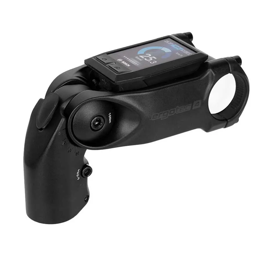 Ergotec Octopus Bk Ahead Sykkelstyrestem, Black, 110mm, 0-60º