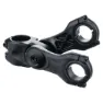 Ergotec Octopus Twin A-head Sykkelstyrestem, Black, 105mm, -20-40º