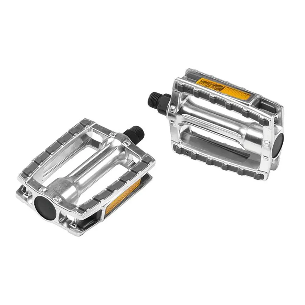 Ergotec Reflector Sykkelpedaler, Silver, One Size