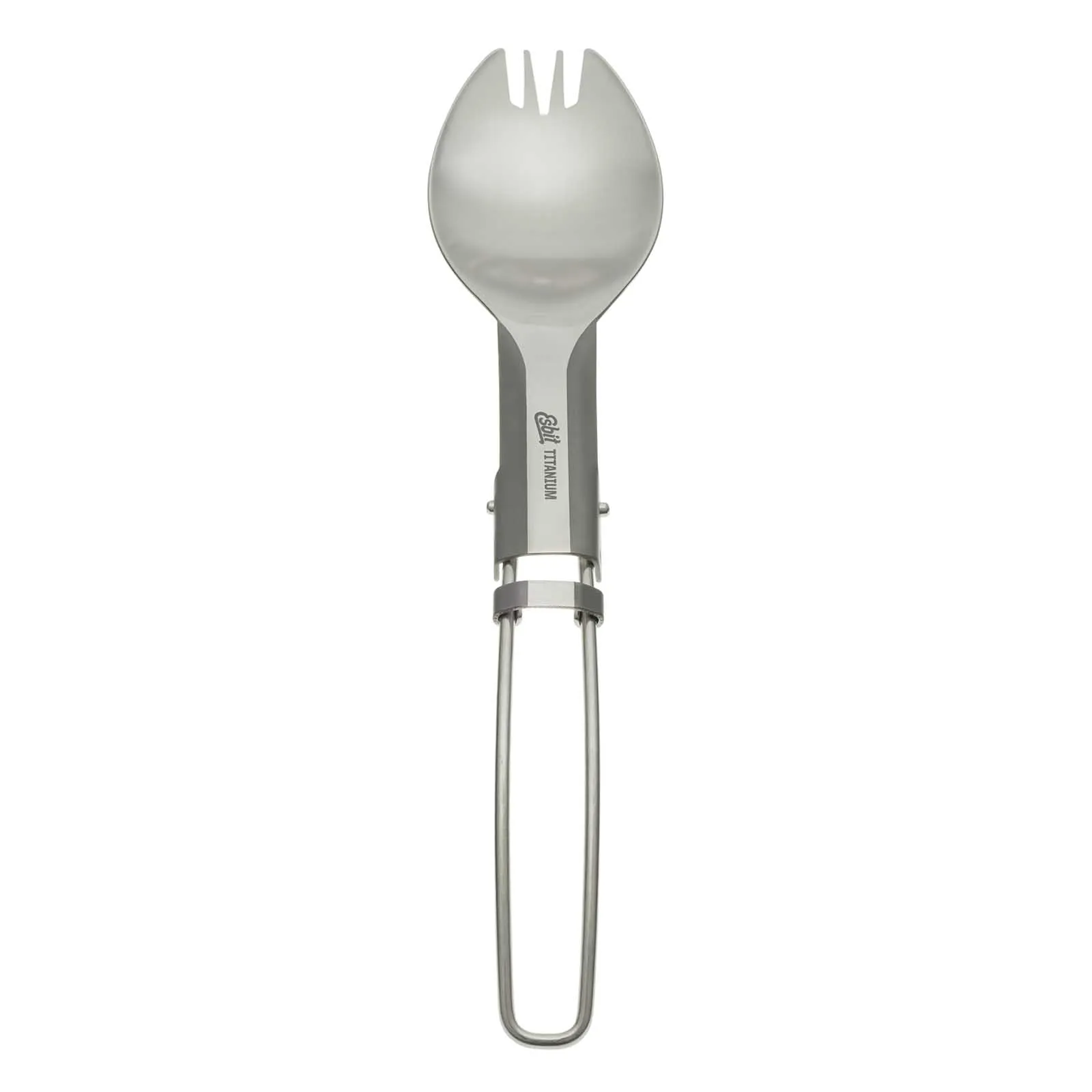 Esbit Foldable Titanium Cutlery Spork Metal, Metal, One Size