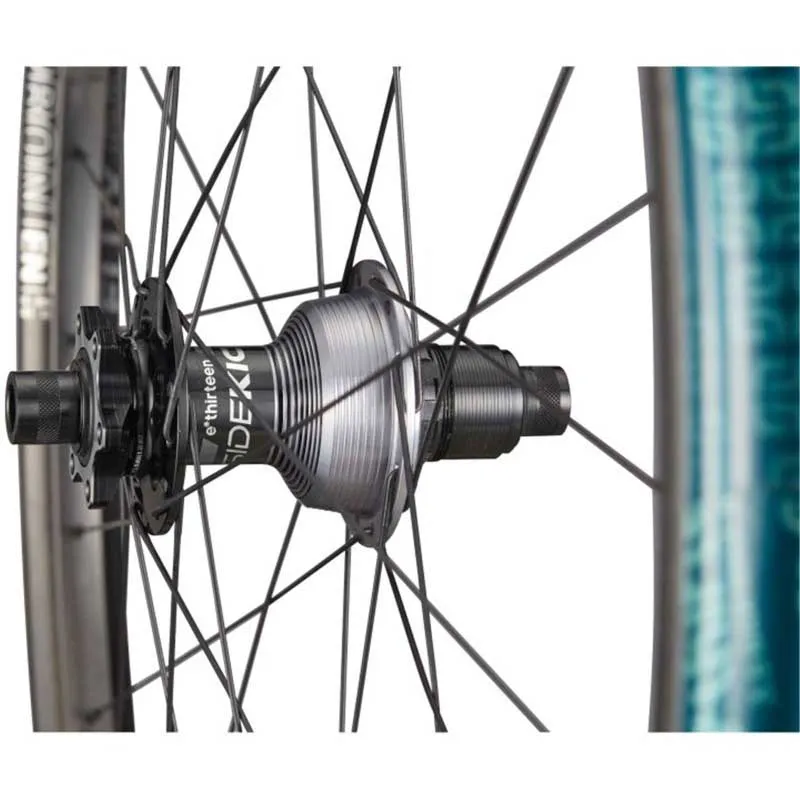 e*thirteen Grappler Sidekick/flux Enduro Al 29´´ Disc Tubeless Mtb Bakhjul, Black, 12 x 148mm, Shimano Micro Spline