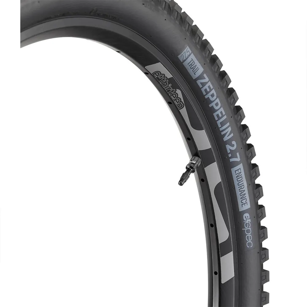 e*thirteen Zeppelin Tubeless 27.5´´ X 2.7 Stiv Mtb-dekk, Black, 27.5" x 2.7, Sykkeldekk