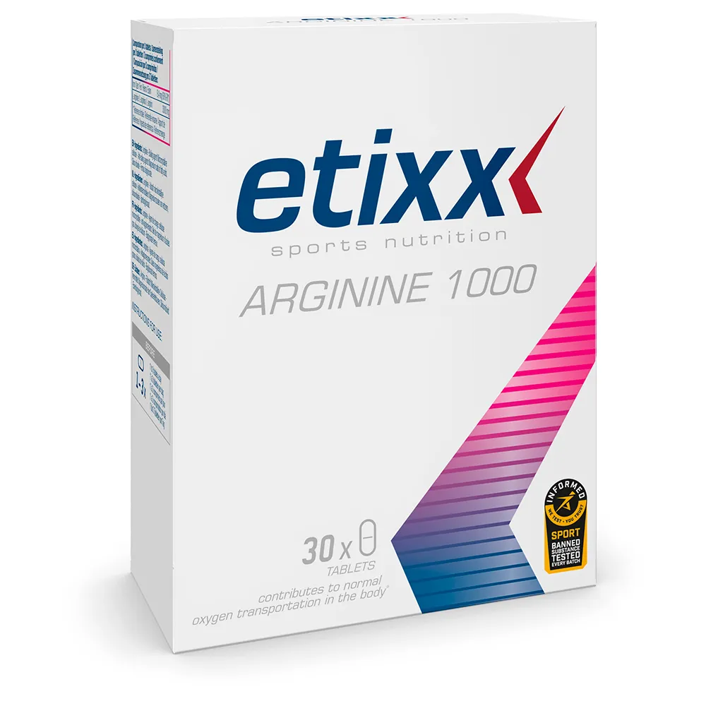 Etixx Arginine 1000 Tabletter 30 Enheter, White, One Size