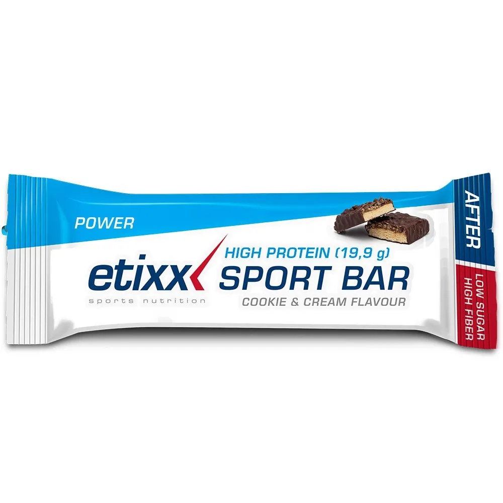 Etixx High Proteinbarerboks Kjeks Og Krem 55g 12 Enheter, Blue, One Size