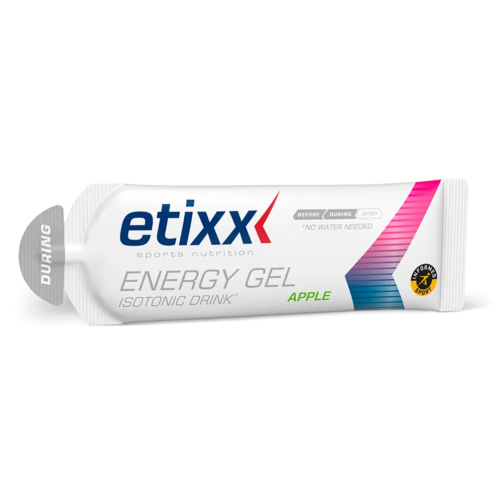 Etixx Isotonic Drink 60ml Boks Med Energigeler Eple 60ml 12 Enheter, One Size