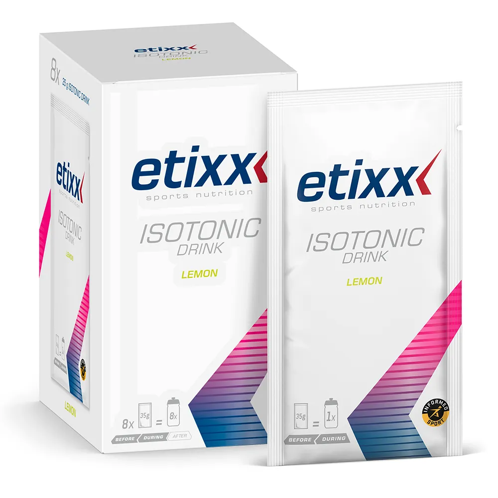 Etixx Isotonic Drink 8x35g Isotonisk Enkeltdoseringsboks Sitron, White, One Size Etixx Isotonic Drink 8x35g Isotonisk Enkeltdoseringsboks Sitron, White, One Size