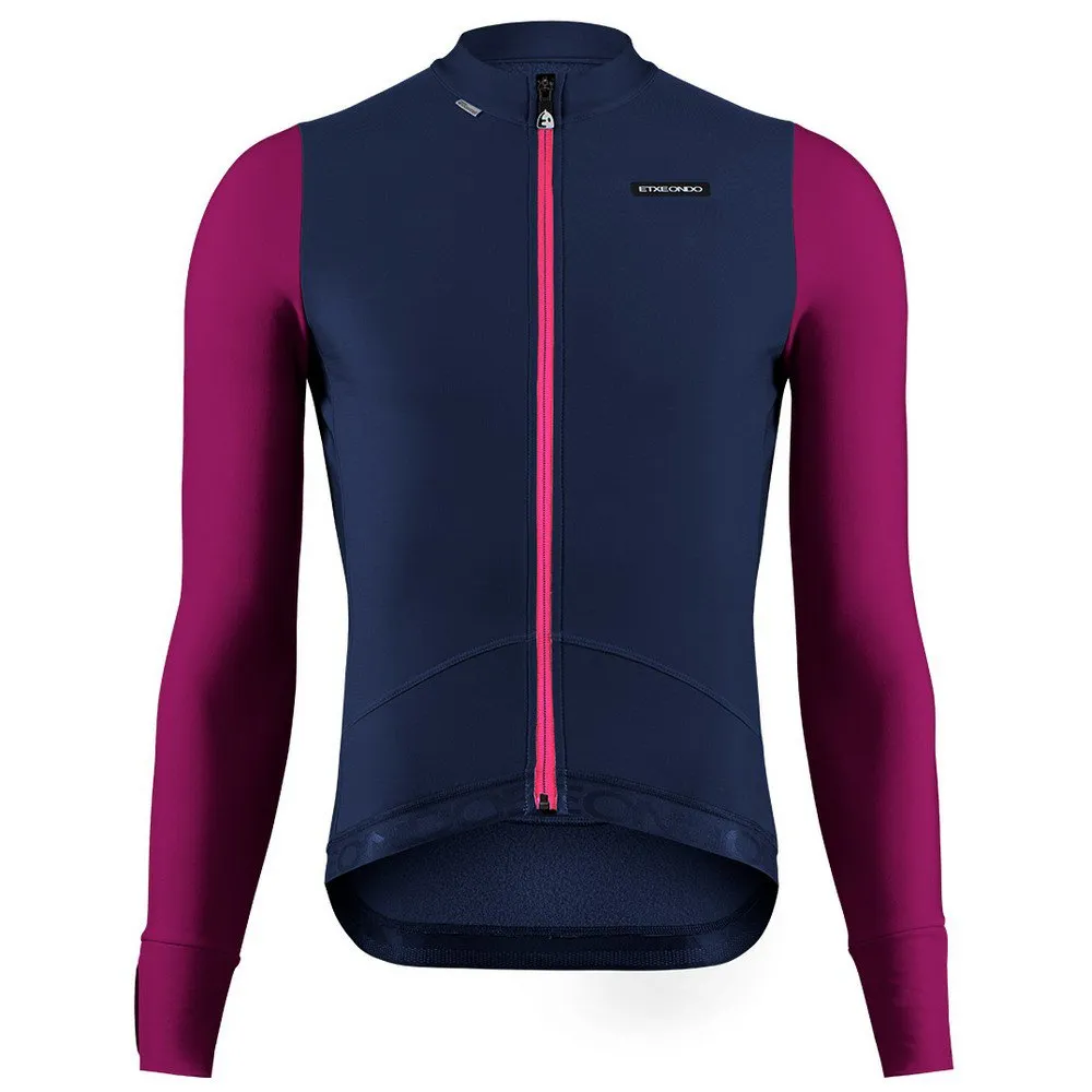 Etxeondo Laku Langermet Trøye, Petrol / magenta, XXL