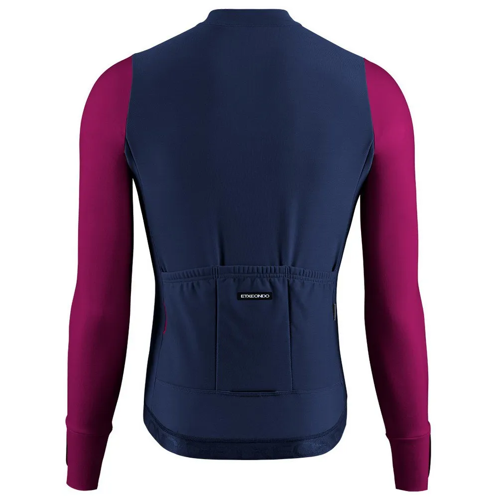 Etxeondo Laku Langermet Trøye, Petrol / magenta, XXL