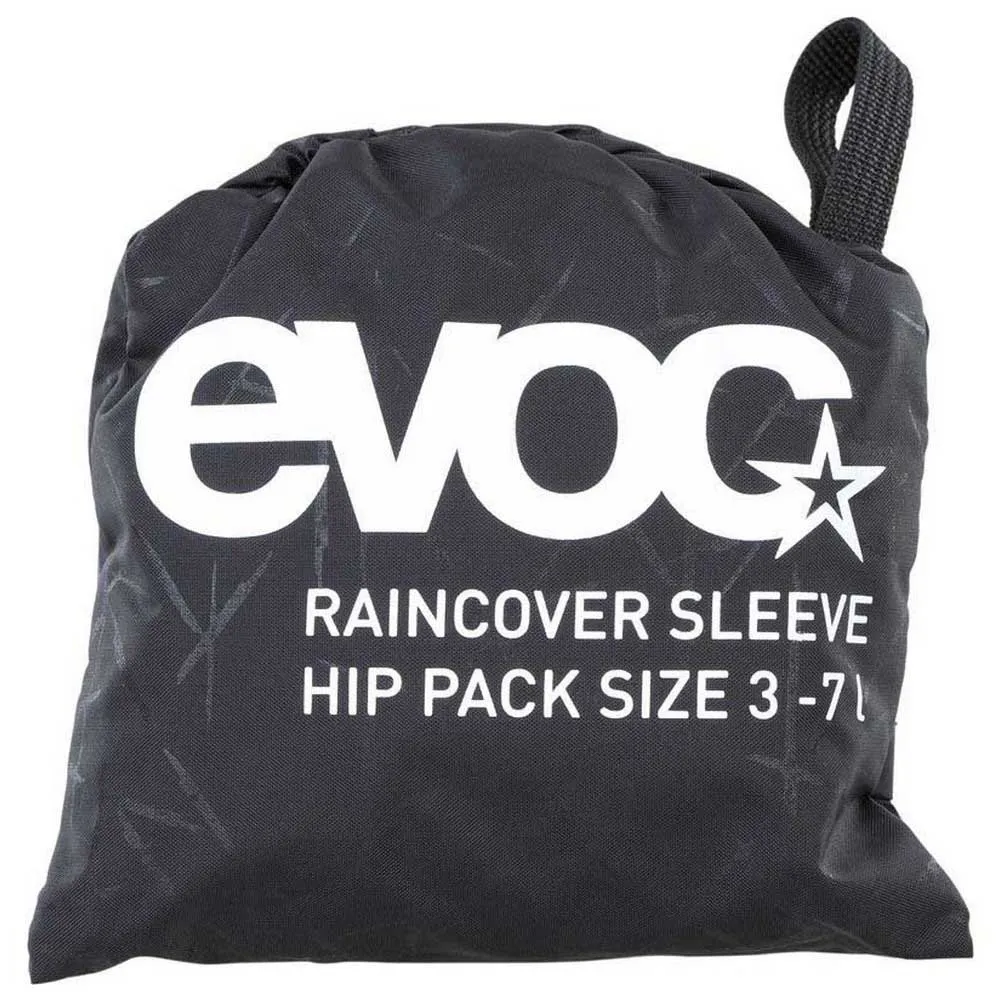 EVOC Sleeve Hip Pack Regnbeskyttelse 7l, Black, One Size