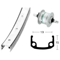 Exal Aluminium Wheel Dynamo Shimano Dh3n31 Forhjul Exal Aluminium Wheel Dynamo Shimano Dh3n31 Forhjul