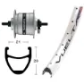 Exal Rodi Airline 1 Dynamo Shimano Dh3000 Forhjul, White / silver, 9 x 100mm