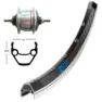 Exal Winora Zx 19 Cont.sh.sg-c60018 Landeveissykkelens Bakhjul, Silver, 8 x 135mm, Shimano/Sram HG