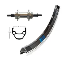 Exal Winora Zx 19 Ej Ma Mtb Bakhjul Exal Winora Zx 19 Ej Ma Mtb Bakhjul