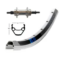 Exal Winora Zx 19 Ej Ma Mtb Bakhjul