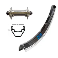 Exal Winora Zx 19 Qr Terrengsykkel Forhjul