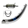 Exal Winora Zx 19 Sh.din.dh 3n80 Qr Landeveissykkelens Bakhjul, Silver, 8 x 135mm, Shimano/Sram HG
