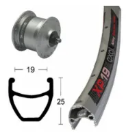 Exal Xp19 Qr Dynamo Shimano Nx32 Forhjul