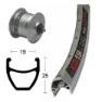 Exal Xp19 Qr Dynamo Shimano Nx32 Forhjul, Silver, 9 x 100mm