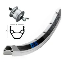 Exal Zx19 Qr Dynamo Shimano Dh3n30 Forhjul Exal Zx19 Qr Dynamo Shimano Dh3n30 Forhjul