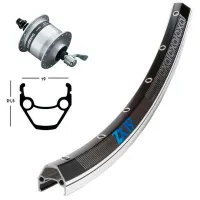 Exal Zx19 Qr Dynamo Shimano Dh3n30 Forhjul Exal Zx19 Qr Dynamo Shimano Dh3n30 Forhjul