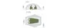 Exped Mira II HL Telt, Meadow, One Size