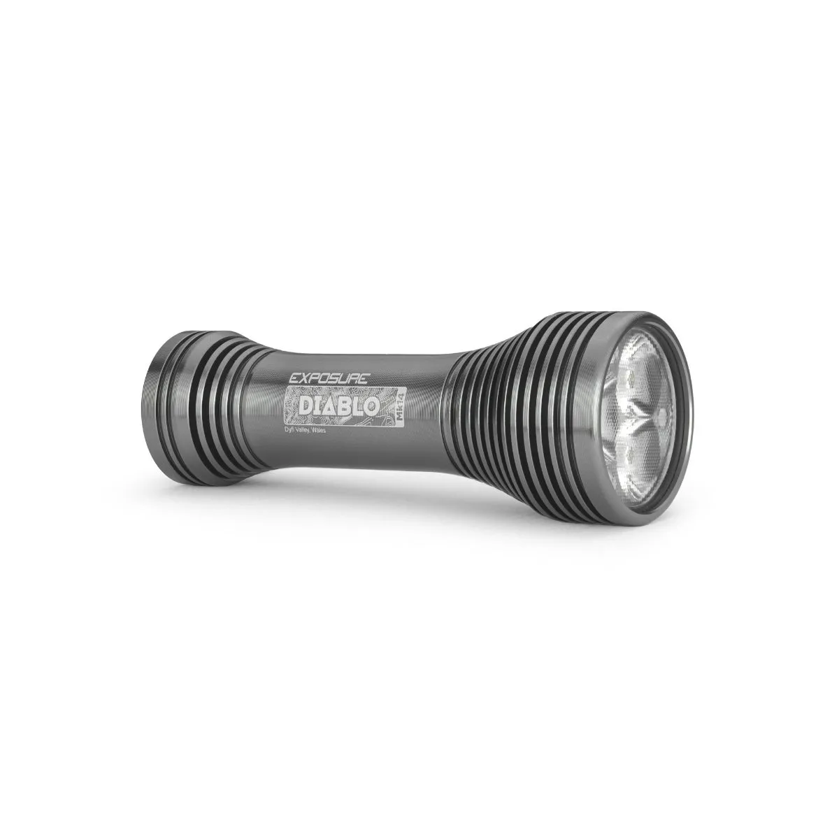 Exposure Lights Diablo MK14 Gun Metal Frontlys, Gun metal black, 1900 Lysstyrker