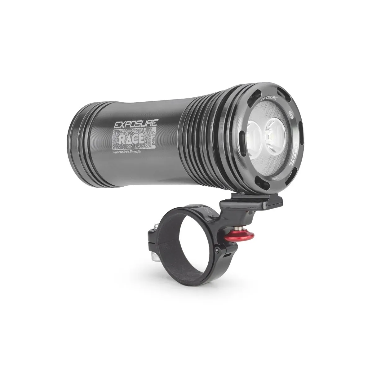 Exposure Lights Race MK17 Gun Metal Frontlys, Gun metal black, 1700 Lysstyrker