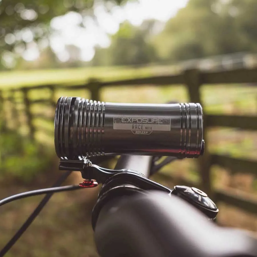Exposure Lights Race Mk18 Frontlys, Gun metal black, 2800 Lysstyrker