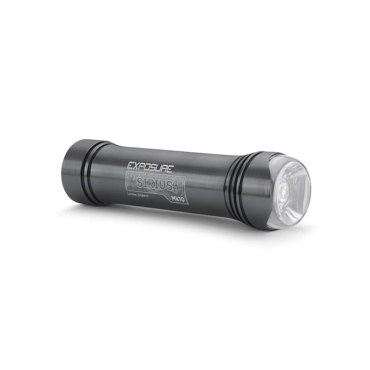 Exposure Lights Sirius Gun Metal MK10 Frontlys, Gun metal black, 900 Lysstyrker