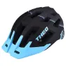 Matt black / sky blue