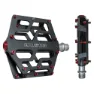 Exustar E-pb531 Flat Sykkelpedaler, Black / red, One Size