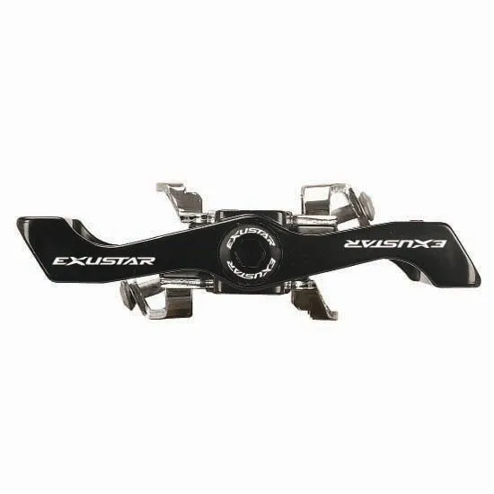 Exustar E-pm820 Sykkelpedaler, Black / silver, One Size