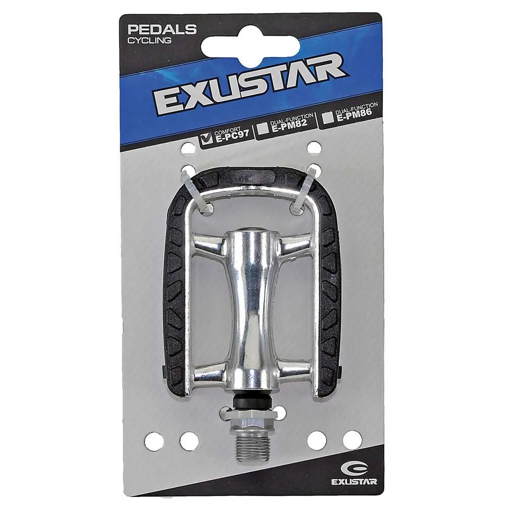 Exustar Epc97 Sykkelpedaler, Black / silver, One Size