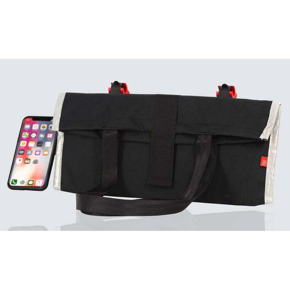 Fahrer Konsum Roll Up Klickfix Sykkelveske 11l, Black, One Size Fahrer Konsum Roll Up Klickfix Sykkelveske 11l, Black, One Size
