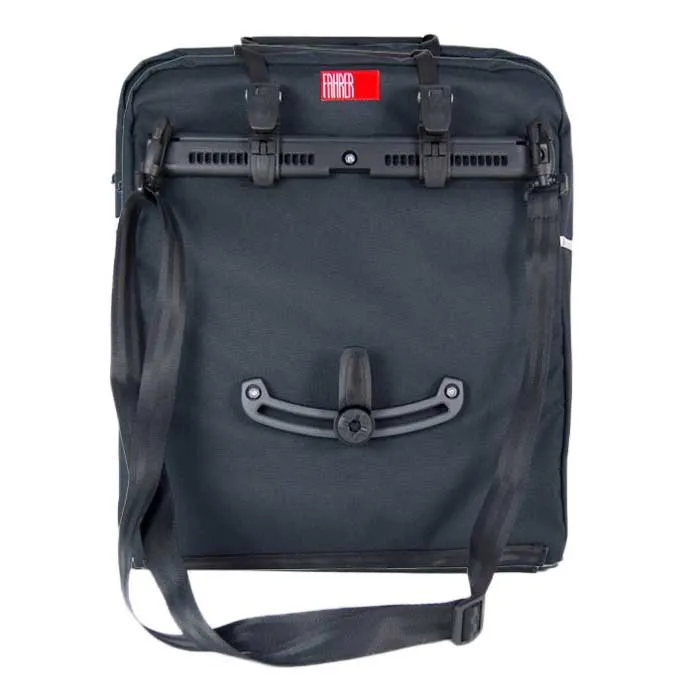Fahrer Kurier Fix Sykkelveske 18l, Black, One Size