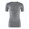Falke Women Short Sleeve Shirt Wool-Tech Light, Grey/heather
