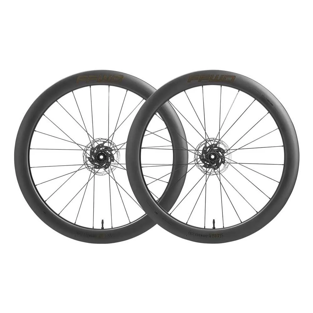 Fast Forward Ryot 55 Cl Disc Tubeless Landeveishjulsett, Black, 12 x 100/12 x 142mm, Shimano/Sram HG Fast Forward Ryot 55 Cl Disc Tubeless Landeveishjulsett, Black, 12 x 100/12 x 142mm, Shimano/Sram HG