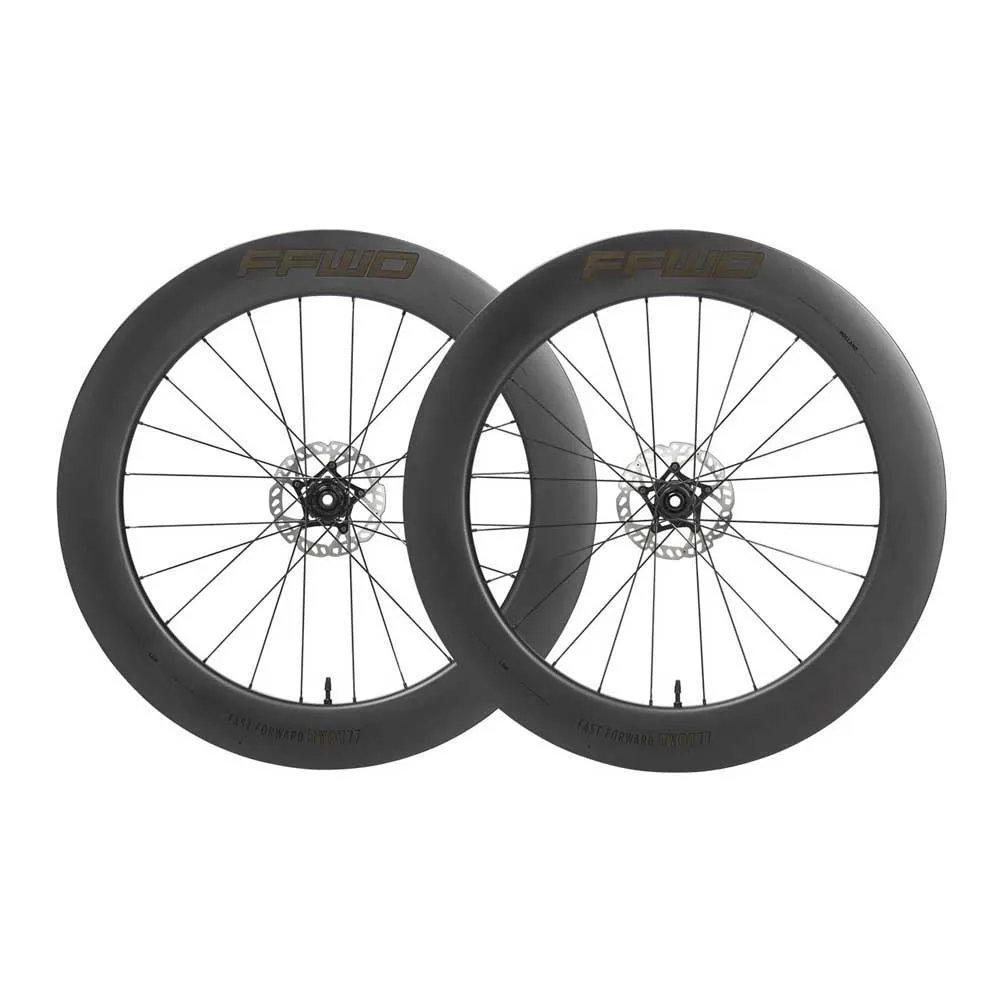 Fast Forward Ryot 77 Cl Disc Tubeless Landeveishjulsett, Black, 12 x 100/12 x 142mm, Shimano/Sram HG